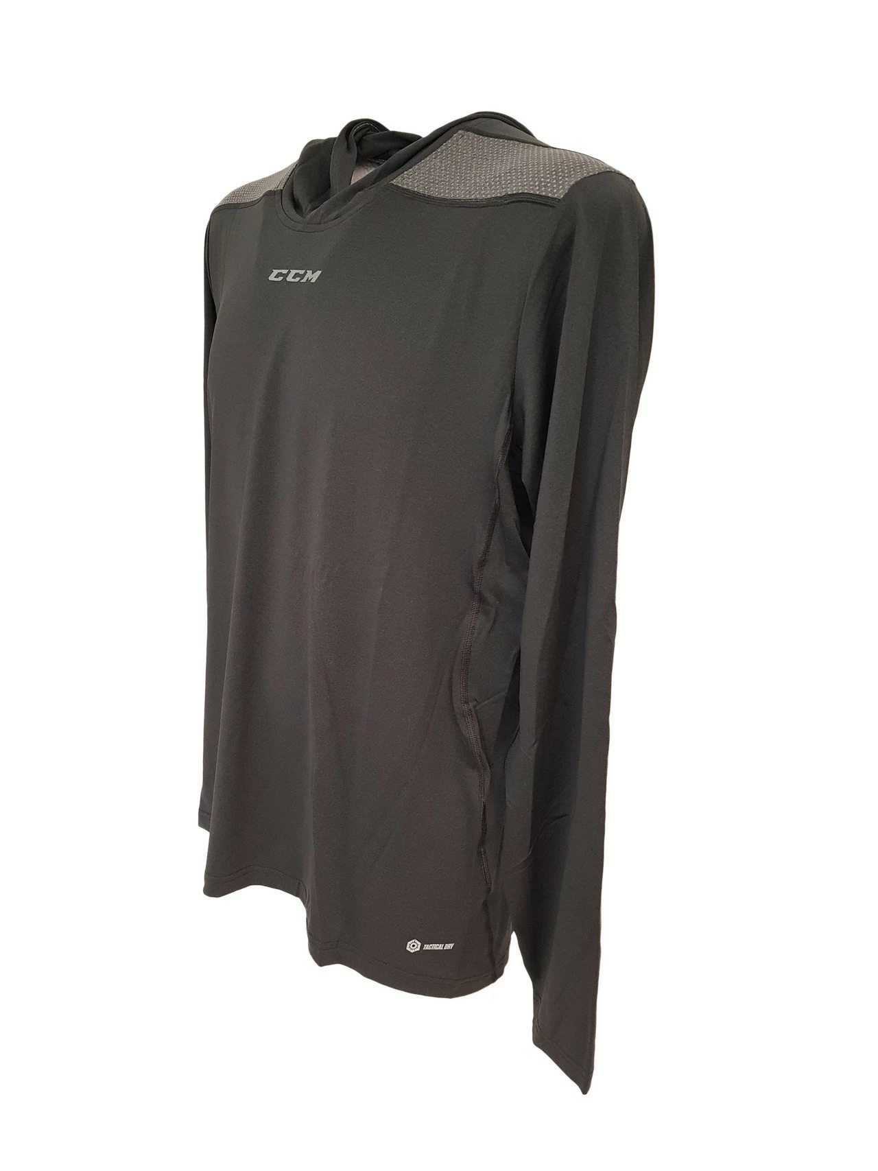 CCM Dynamic Ls Hooded Tee Adult Sweatshirt - Image 3