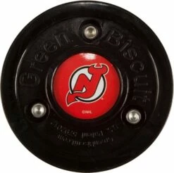 GREEN BISCUIT New Jersey Devils Off Ice Training Hockey Puck