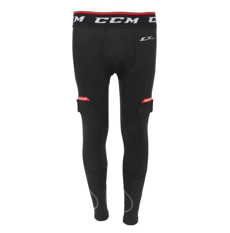 CCM Cut Resistant Senior Compression Pants With Jock