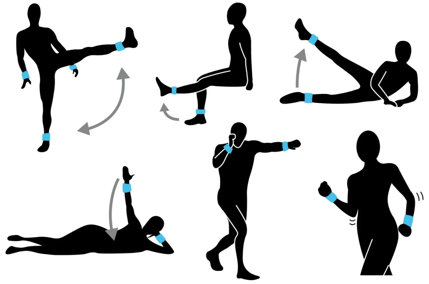 AVENTO Wrist/Ankle Weights 0.5kg Pair - Image 7