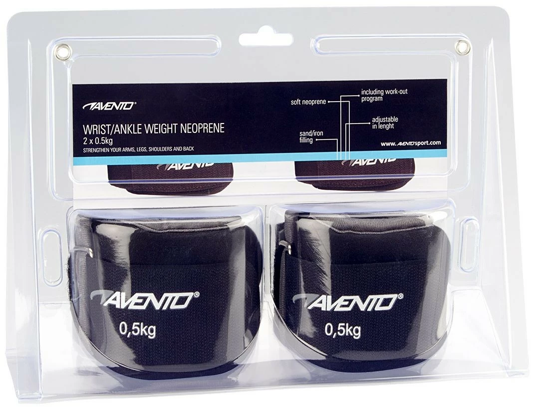 AVENTO Wrist/Ankle Weights 0.5kg Pair - Image 6