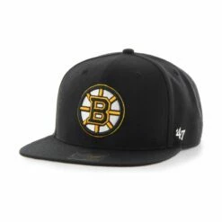 BRAND 47 Boston Bruins No Shot Snapback H-NSHOT01WBP-BK