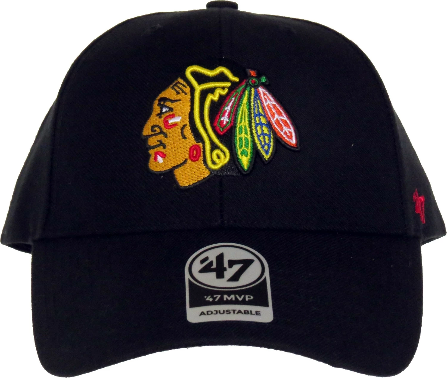 BRAND 47 Chicago Blackhawks MVP Adjustable Strapback - Image 3