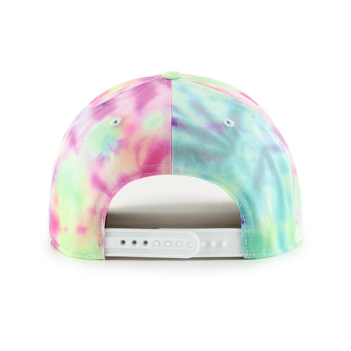 BRAND 47 Chicago Blackhawks Tie Dye Snapback H-TDMVP04PTP-WH - Image 2