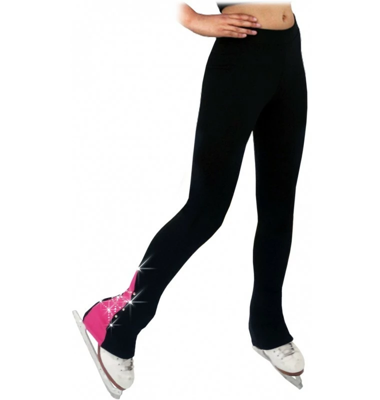 Chloe Noel PS883P Youth Elite Polartec Fleece Contrast Pants Chloe Noel PS883P Youth Elite Polartec Fleece Contrast Pants -Boutique CCM chloenoel ps883p youth elite polartec fleece contrast pants 1