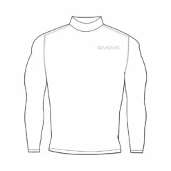 GIVOVA Adult Compression Long Sleeve Shirt -Boutique CCM givova compression long arm shirt white