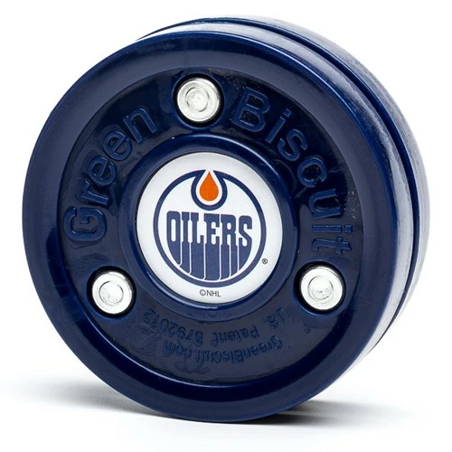 GREEN BISCUIT Edmonton Oilers Off Ice Training Hockey Puck