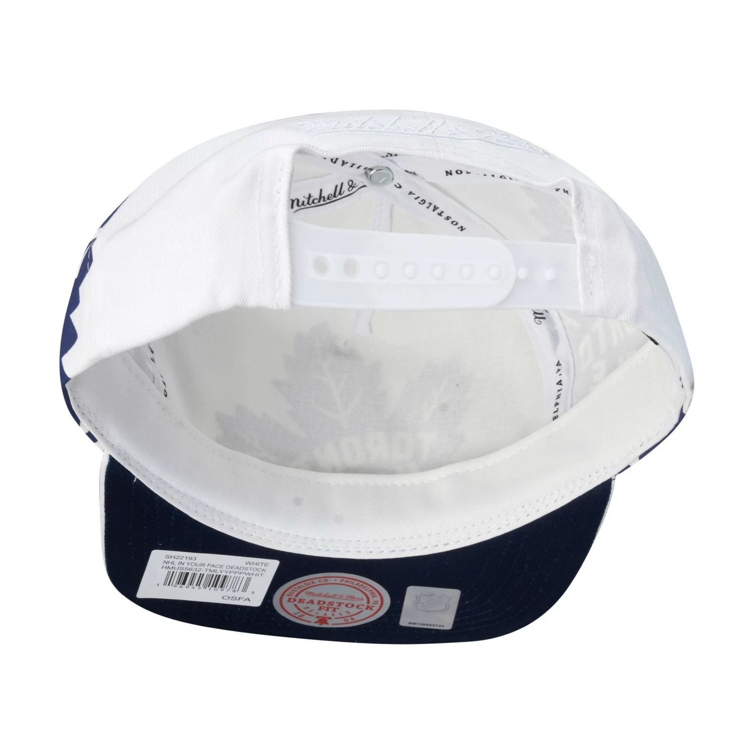 MITCHELL & NESS Toronto Maple Leafs NHL In Your Face Snapback - Image 3