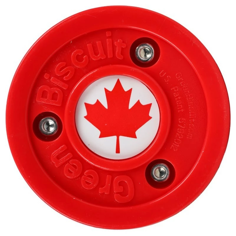 GREEN BISCUIT Canada Off Ice Training Hockey Puck