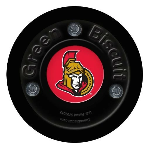 GREEN BISCUIT Ottawa Senators Off Ice Training Hockey Puck