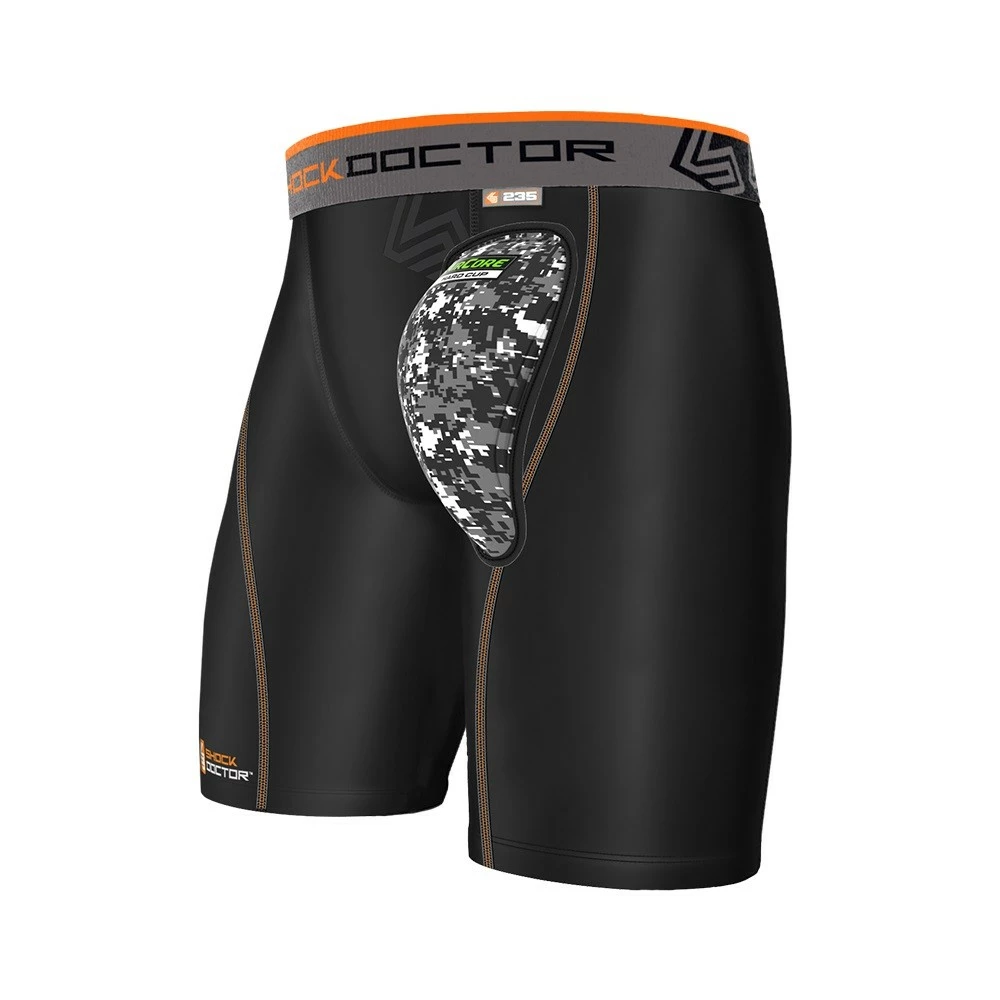 SHOCK DOCTOR Senior Core Compression Short With Air-Core Hard Cup 235 -Boutique CCM shock doctor senior core compression short with air core hard cup 235 1