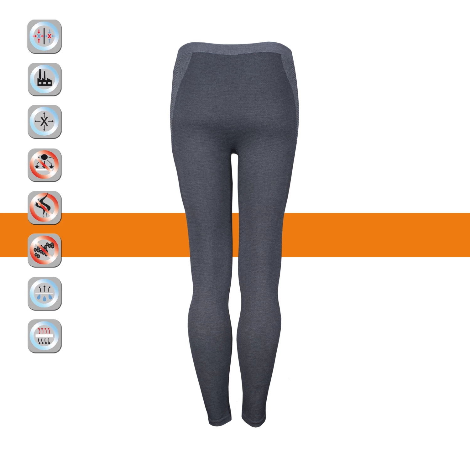 SIMLOC Orange Line Adult Thermo Pants - Image 6