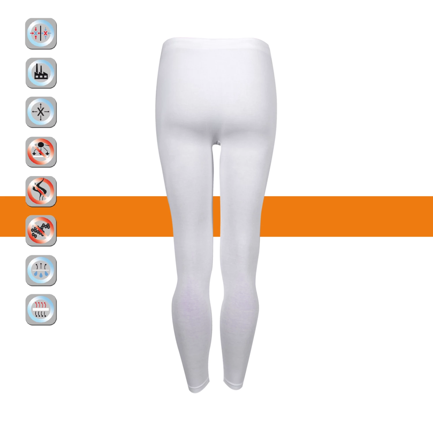 SIMLOC Orange Line Adult Thermo Pants - Image 3