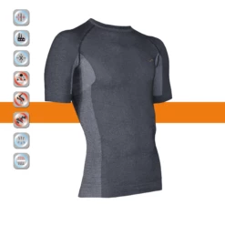 SIMLOC Orange Line Adult Thermo T-Shirt 2 SIMLOC Orange Line Adult Thermo T-Shirt -Boutique CCM sim loc orange line adult compression t shirt 1