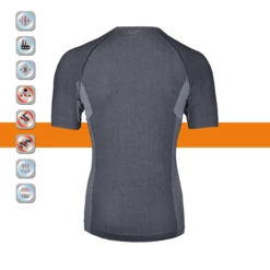 SIMLOC Orange Line Adult Thermo T-Shirt 3 SIMLOC Orange Line Adult Thermo T-Shirt -Boutique CCM sim loc orange line adult compression t shirt 2