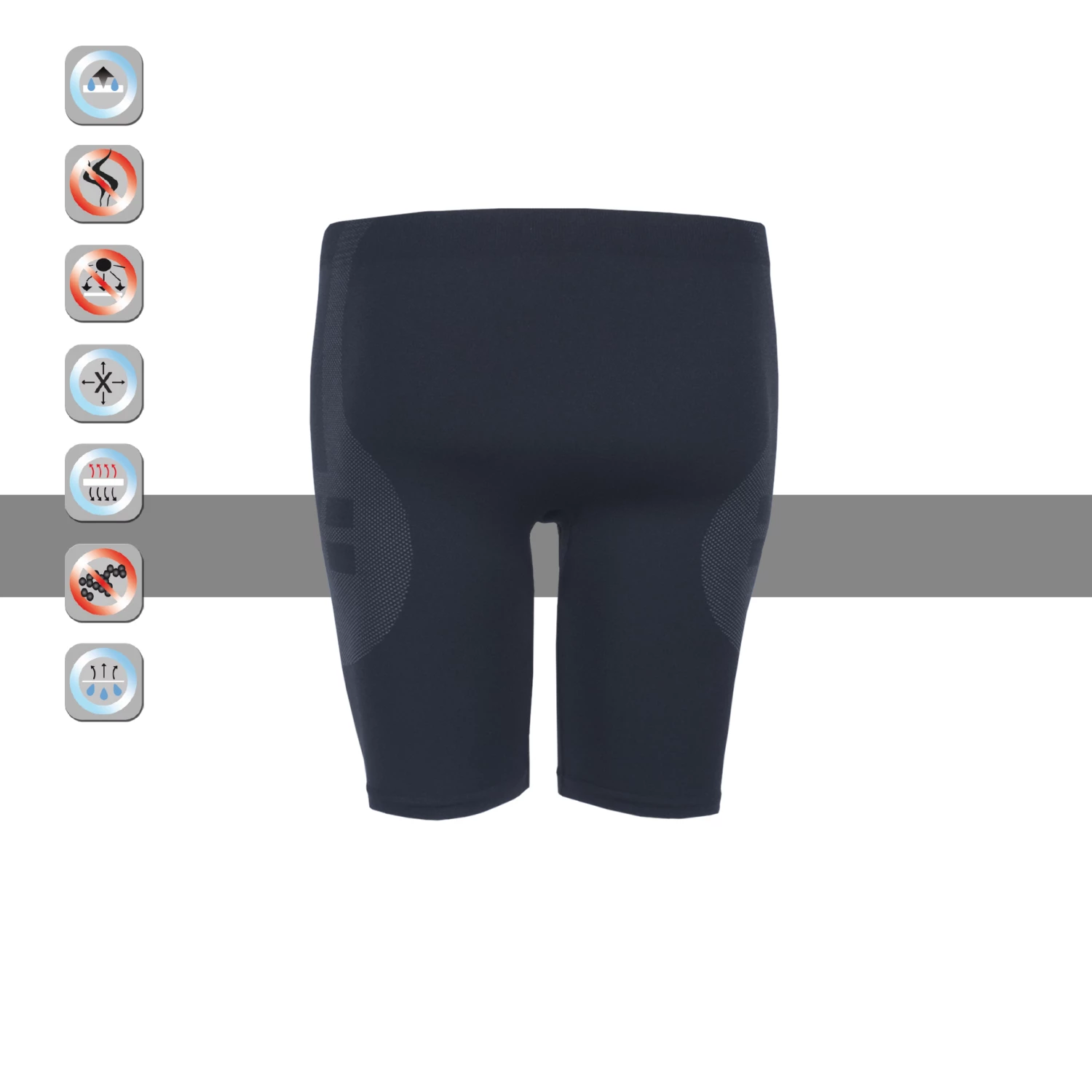 SIMLOC Silver Line Adult Thermo Shorts - Image 2